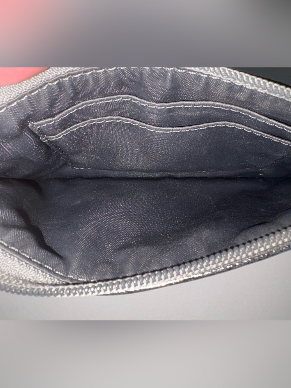 Coach Metallic Gunmetal Corner Zip
Wristlet - Picture 5 of 5